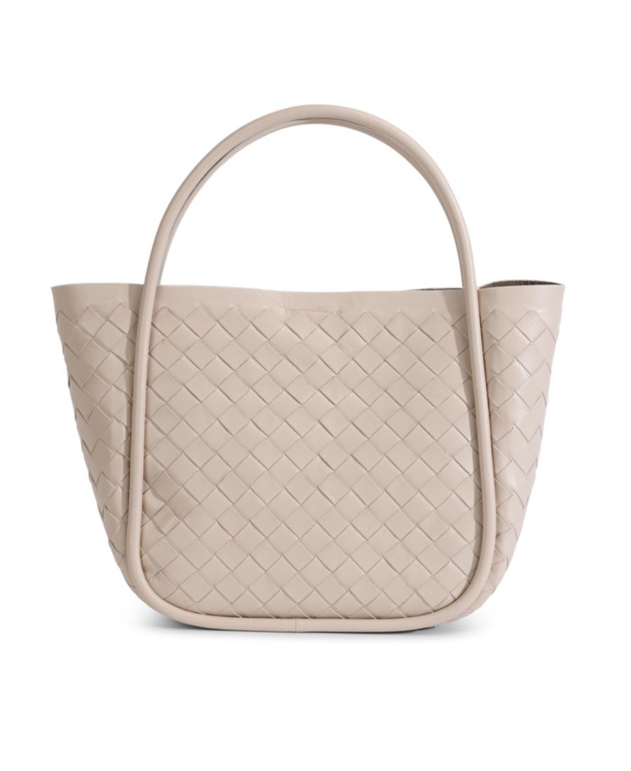 

Женская бежевая сумка с плетеной кожаной ручкой Furniq UK, Beige