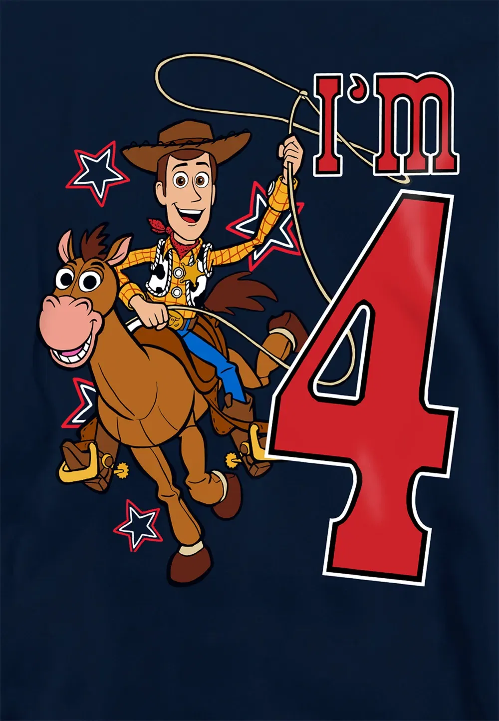 Детская худи Toy Story Woody, Disney, темно-синий — фото 2