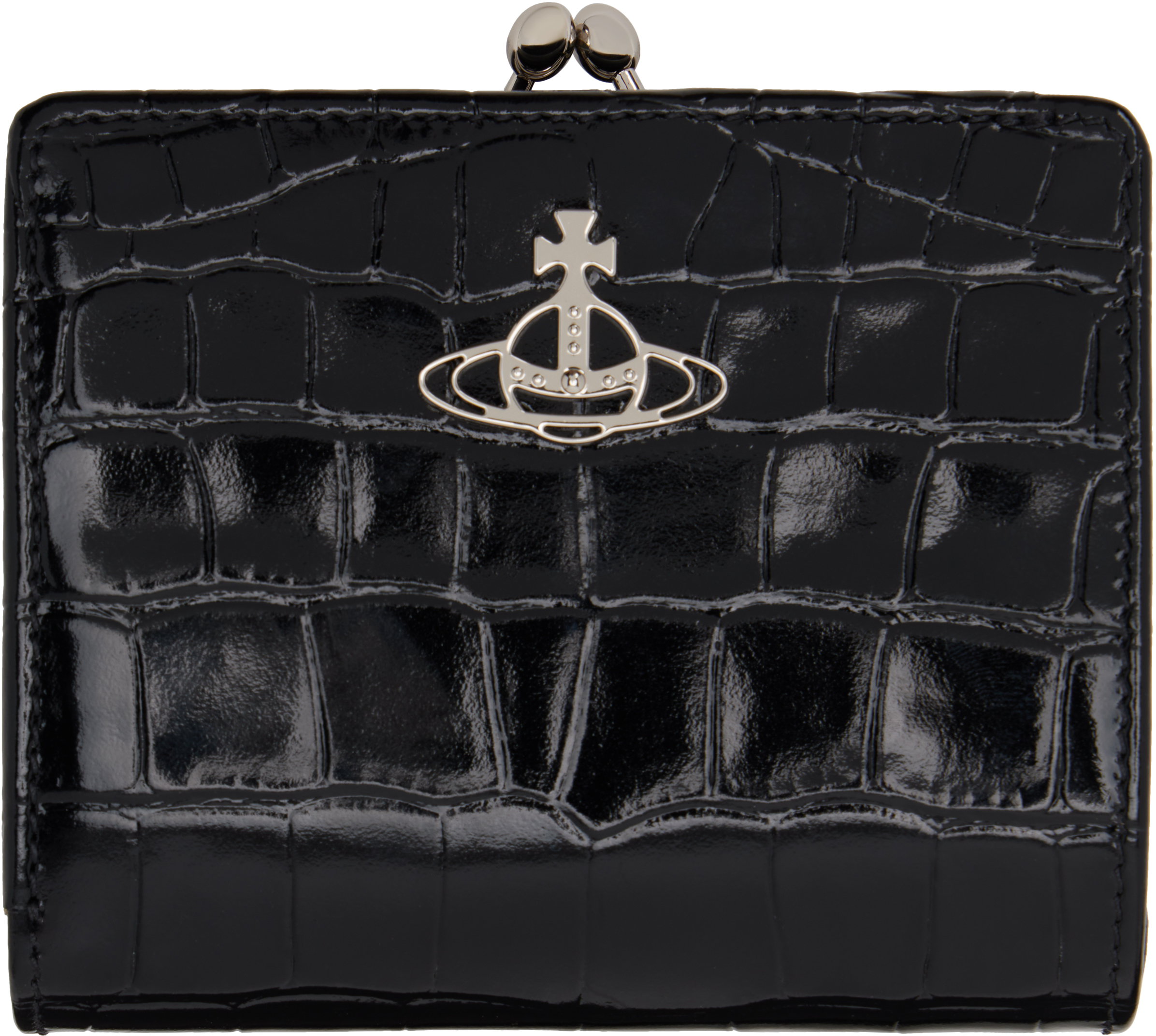 

Кошелек с карманом в рамке Vivienne Westwood, черный