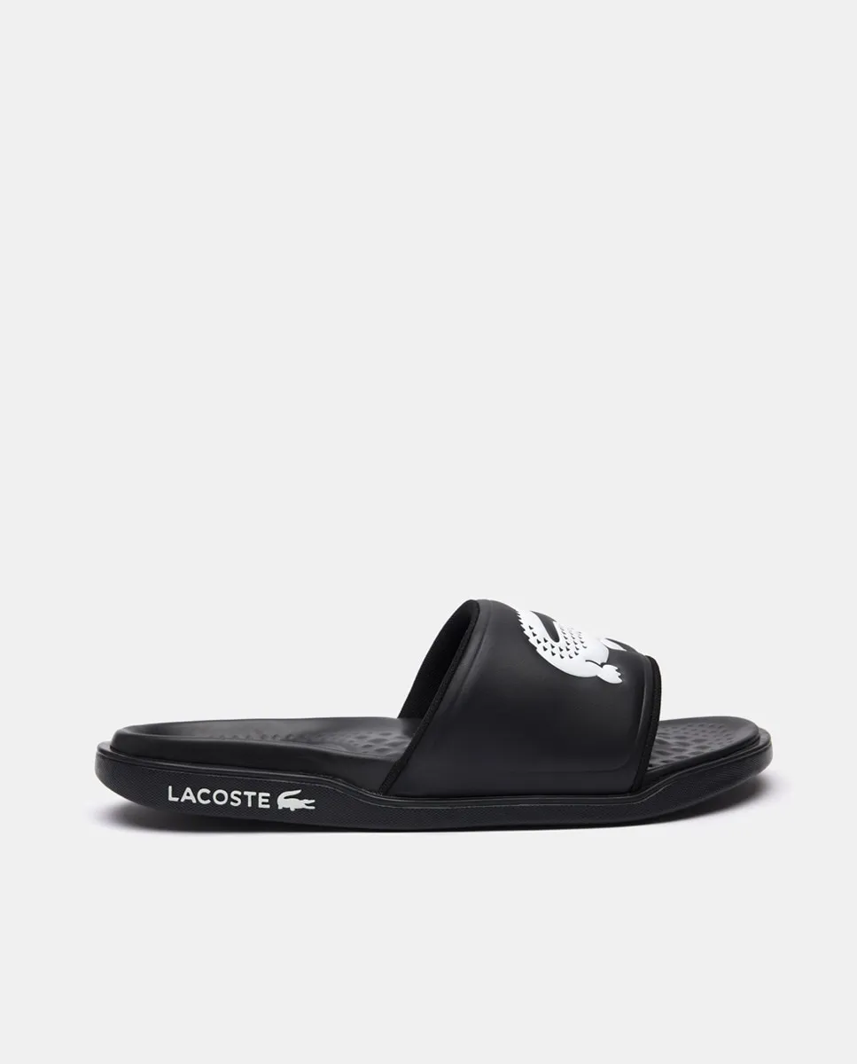 

Мужские шлепанцы Croco Dualiste с логотипом Lacoste, черный