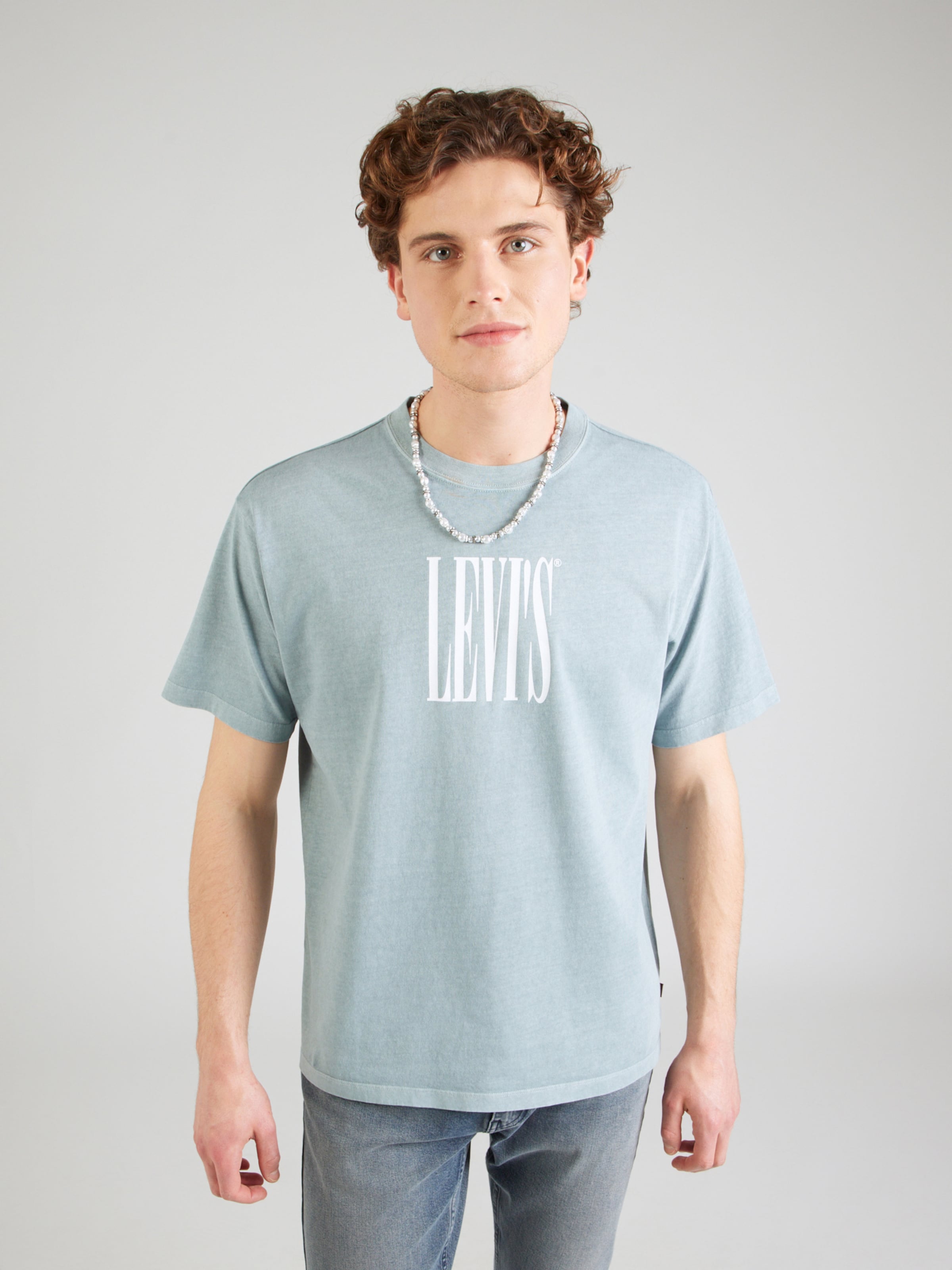 LEVI'S  Футболка 'Graphic Vintage Fit Tee' в светло-сером цвете — фото 3