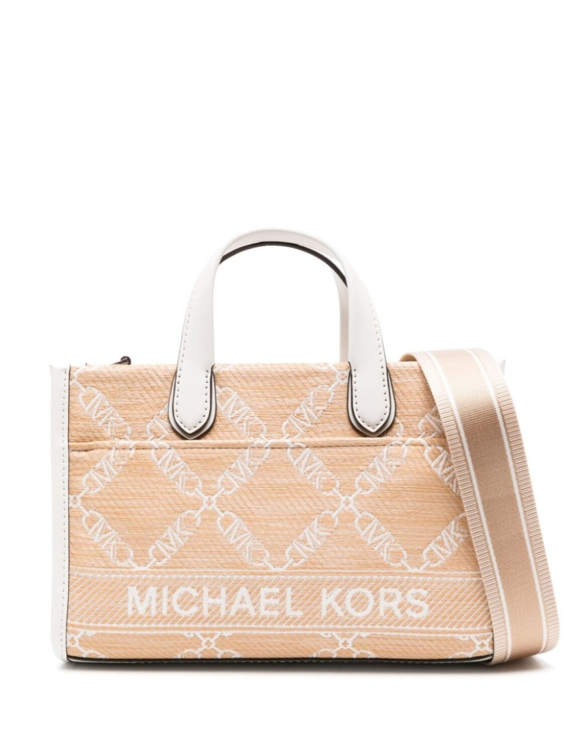 

Маленькая сумка-тоут Gigi Michael Michael Kors, бежевый