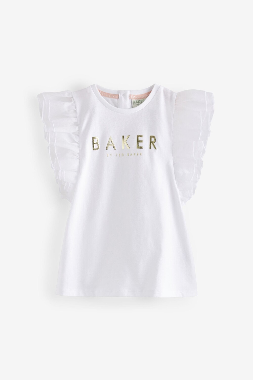 

Футболка из органзы Baker By Ted Baker, белый