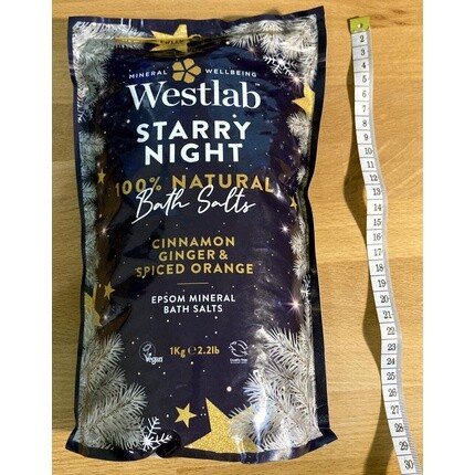 

Westlab Минеральная соль для ванн Starry Night Epsom с корицей, имбирем и пряным апельсином 2,2 фунта