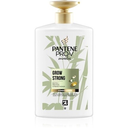 

Pantene Pro-V Miracles Grow Strong Кондиционер - 1000 мл, для сухих и поврежденных волос со склонностью к ломкости