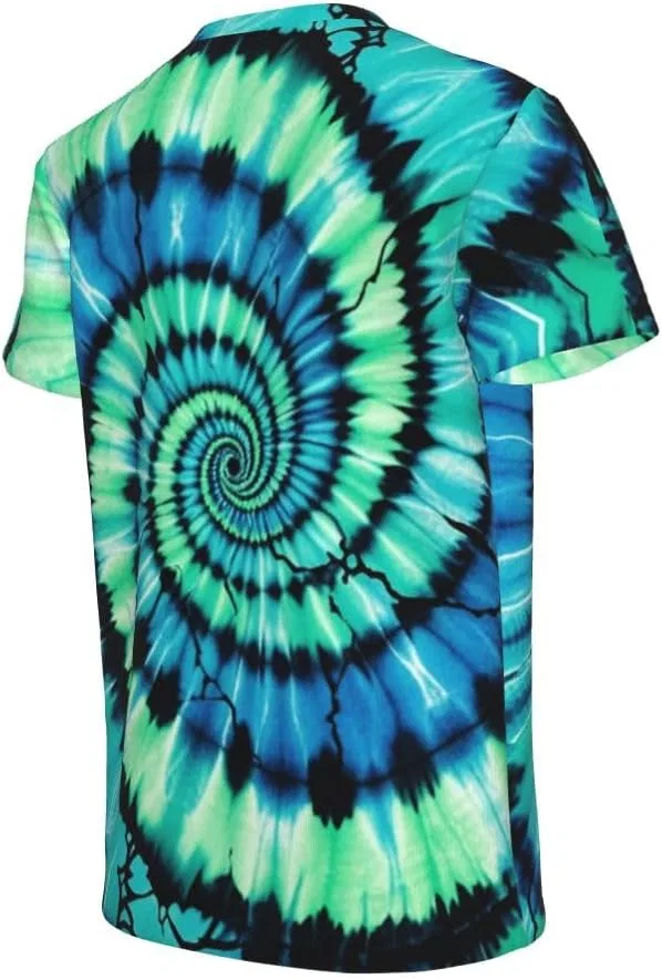 Футболка детская Tie Dye Ldvjkx, зелёный — фото 3