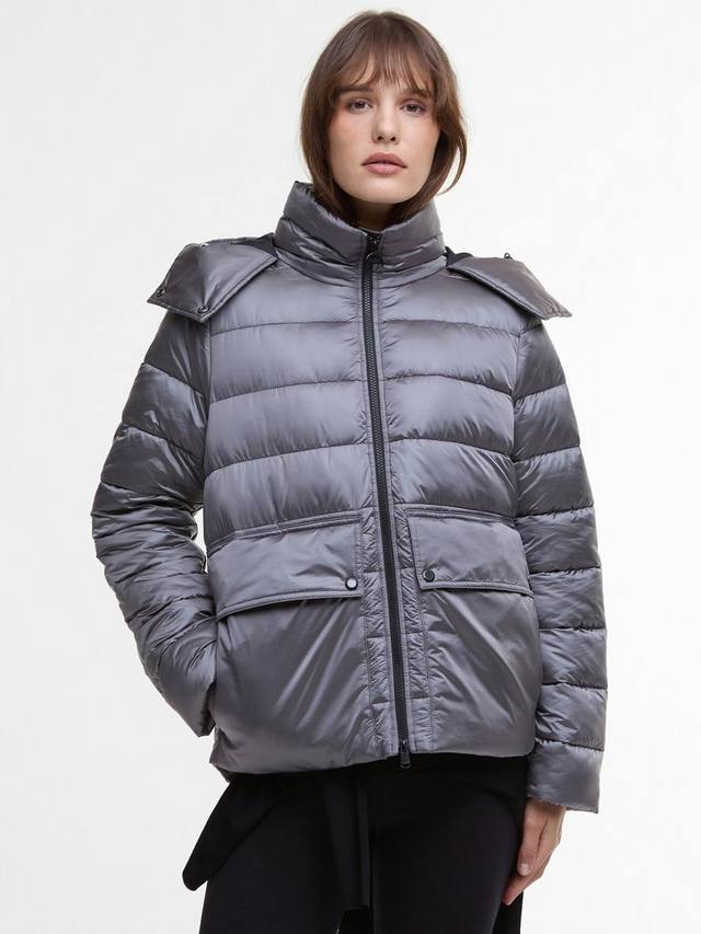 

Стеганый пуховик деллы Barbour, цвет Chrome