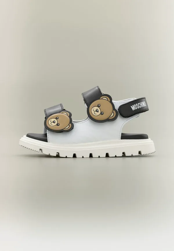 Сандалии унисекс Moschino, White/Black