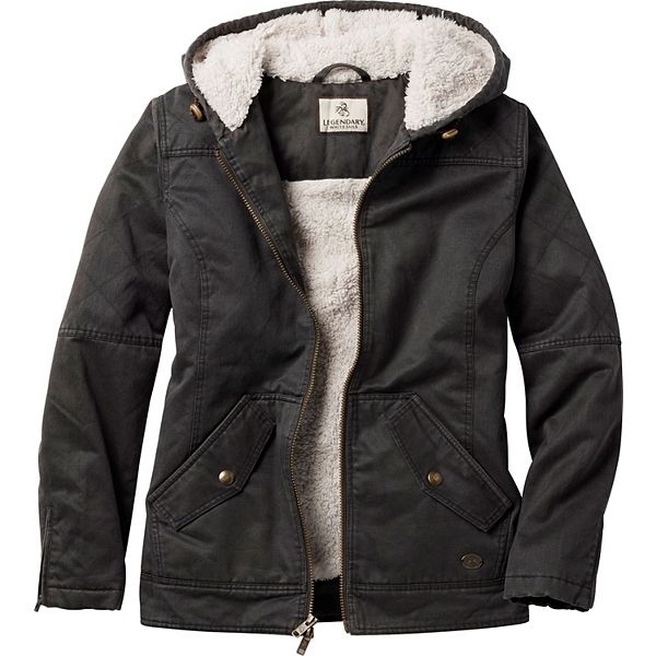 

Женская куртка с капюшоном и подкладкой open range berber Legendary Whitetails, Black