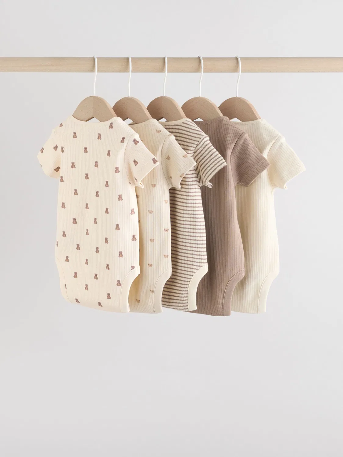 Комбинезон/Боди Next, Beige/Cream/Ivory/Light Brown — фото 3