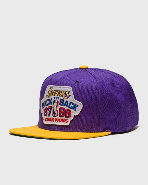 

Бейсболка Mitchell & Ness Nba B2B Snapback Hwc Los Angeles Lakers, цвет purple / yellow