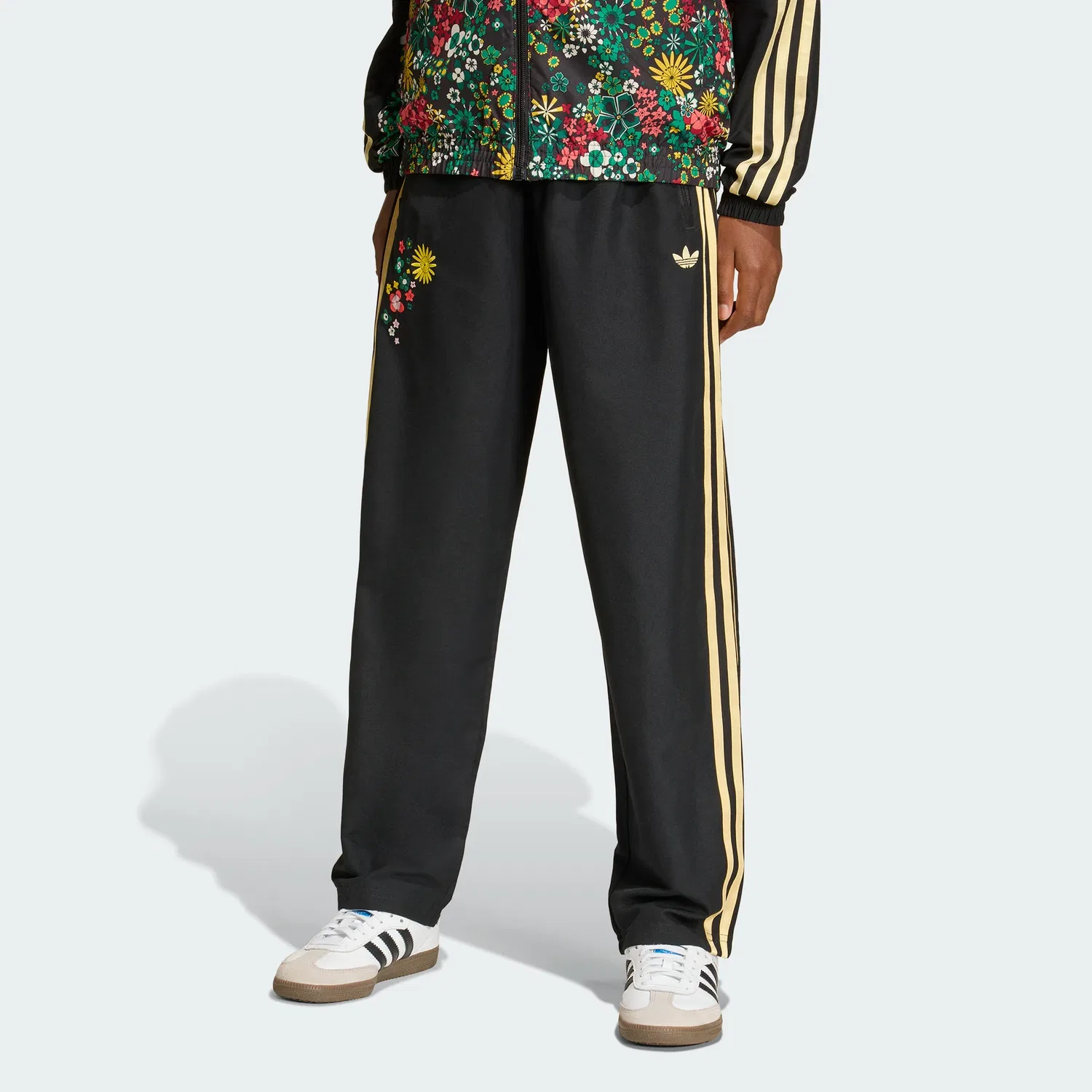 Детские спортивные штаны adidas adidas Originals x Liberty London, черный