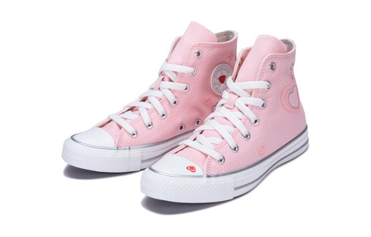 Детские парусиновые туфли Converse GS, Pink — фото 3