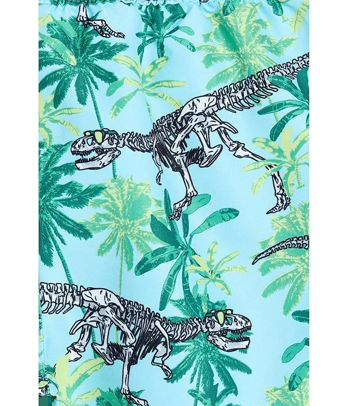 Плавки Skeleton Boardshorts Deux par Deux, Blue Skeleton Print — фото 3