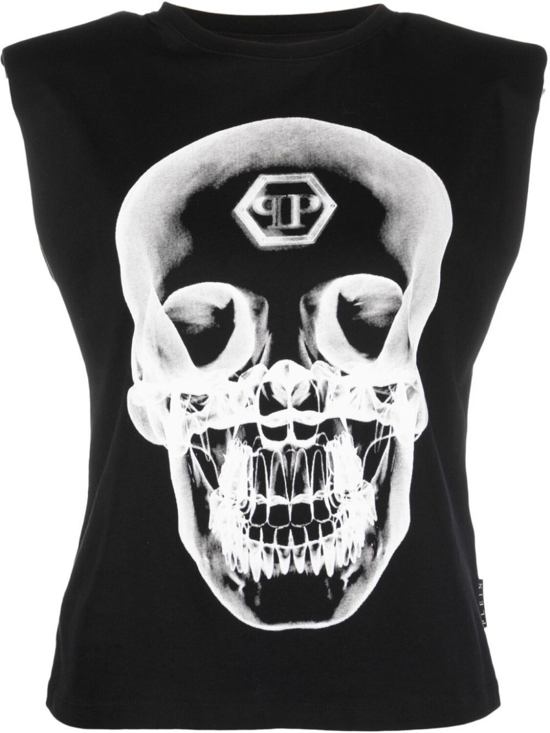 

Топ с графичным принтом Philipp Plein, черный