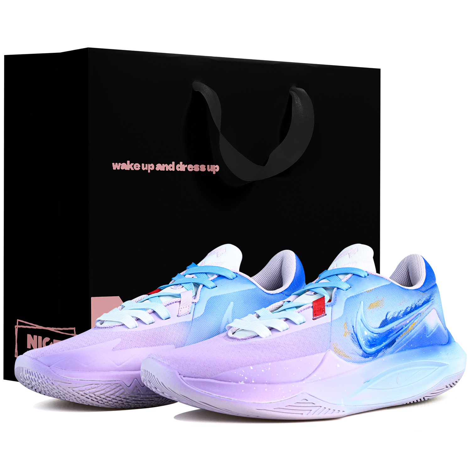 

Кроссовки для баскетбола Precision 6 с амортизацией, износостойким покрытием, легкими низким верхом, мужские Nike, синий