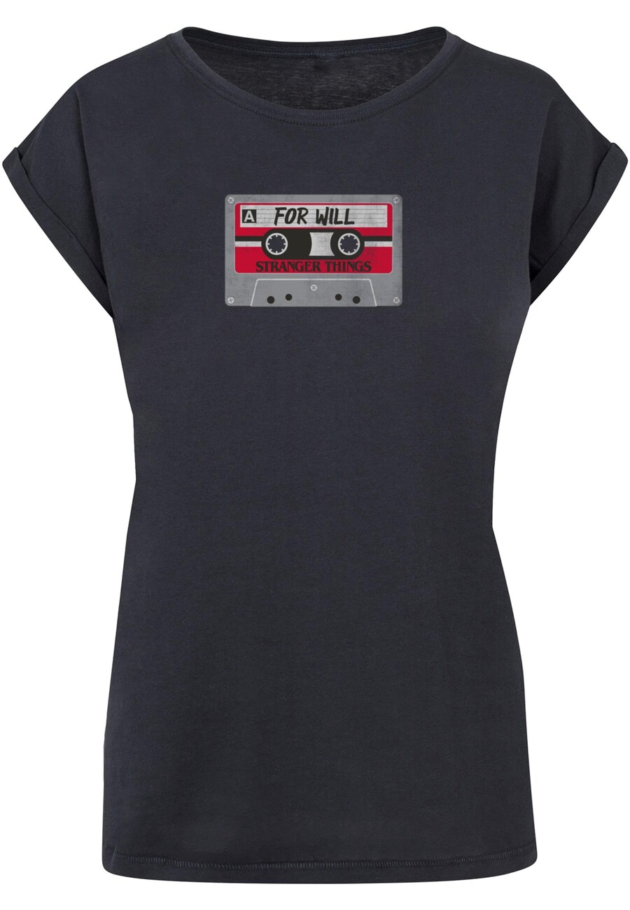 

Футболка ABSOLUTE CULT Shirt Stranger Things - Cassette For Will, морской синий