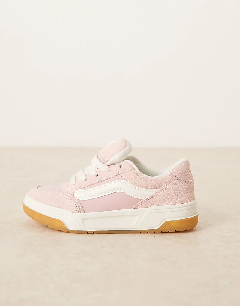 Нейлоновые кроссовки Vans Hylane светло-розового и кремового цветов — фото 2