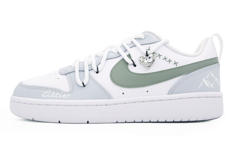

Кроссовки для скейтбординга Court Borough Series женские, низкие, белый/синий/зеленый Nike