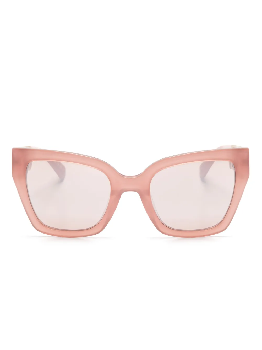 

Солнцезащитные очки в оправе 'бабочка' Moschino Eyewear, розовый