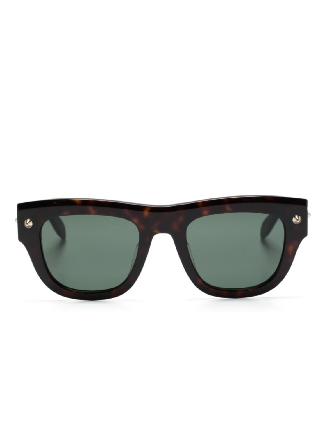 

Alexander McQueen Eyewear солнцезащитные очки с заклепками, коричневый