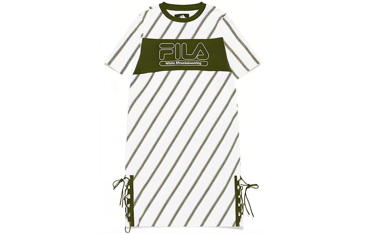 

Футболка с короткими рукавами женская спортивная белая FILA FUSION