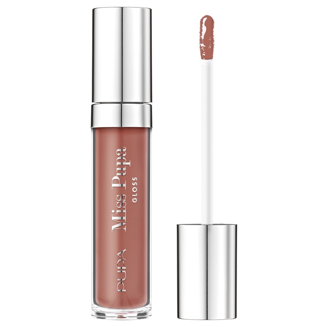 

Блеск для губ miss pupa gloss Pupa Milano, warm nude, объем 5 мл