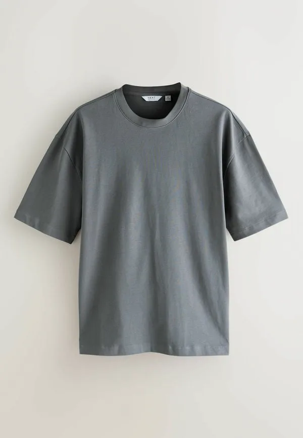Комплект из 5 базовых футболок стандартного кроя Next, Orange Grey Green Navy Blue Red — фото 4