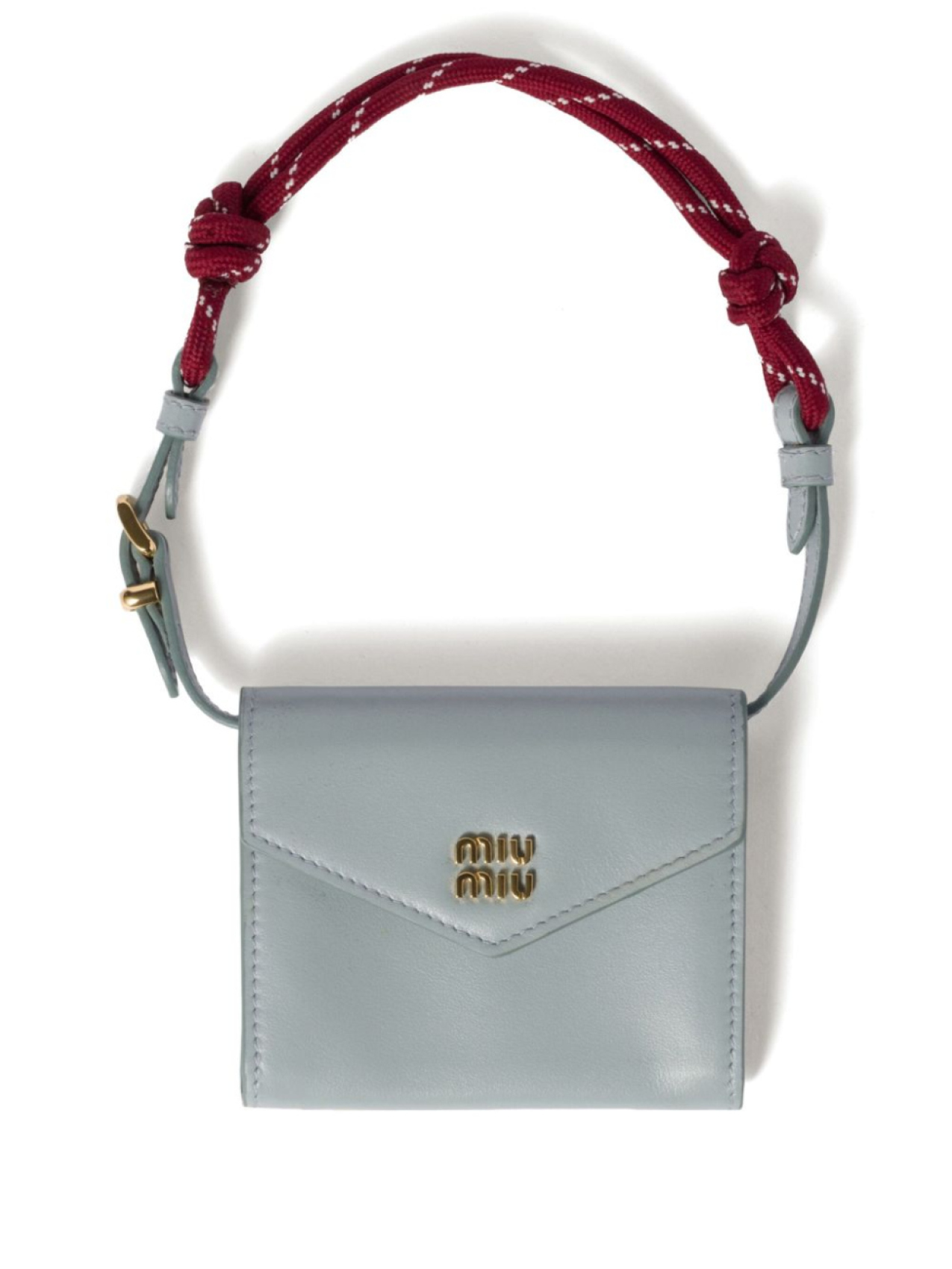 

Кожаный кошелек Miu Miu, синий