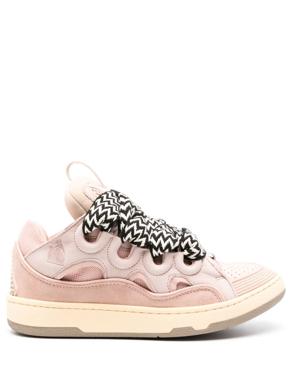 Кроссовки Curb на шнуровке Lanvin, розовый