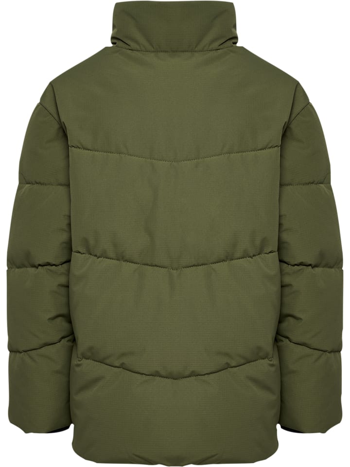 Детская куртка Hummel Zip Jacket Hmljr Puffer Kids в цвете WINTER MOSS Hummel — фото 2