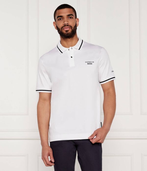 

Рубашка поло c-parris 197_ps Regular fit Boss, белый