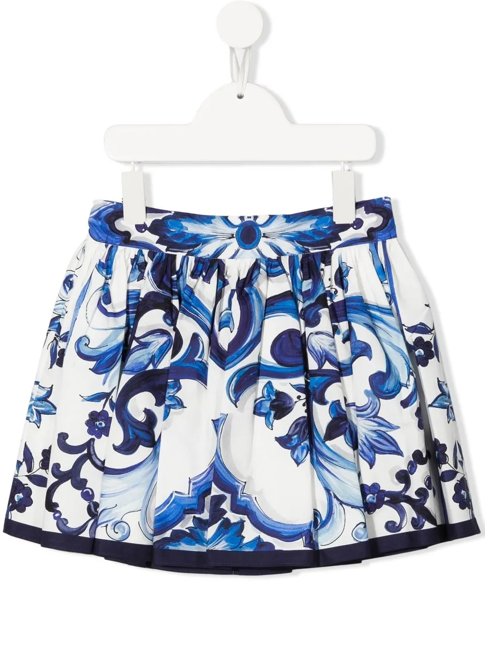 

Юбка с графичным принтом Dolce & Gabbana Kids, белый