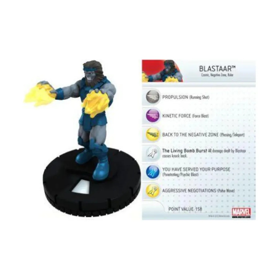 

Бластаар, Marvel HeroClix - Galactic Guardians - Singles