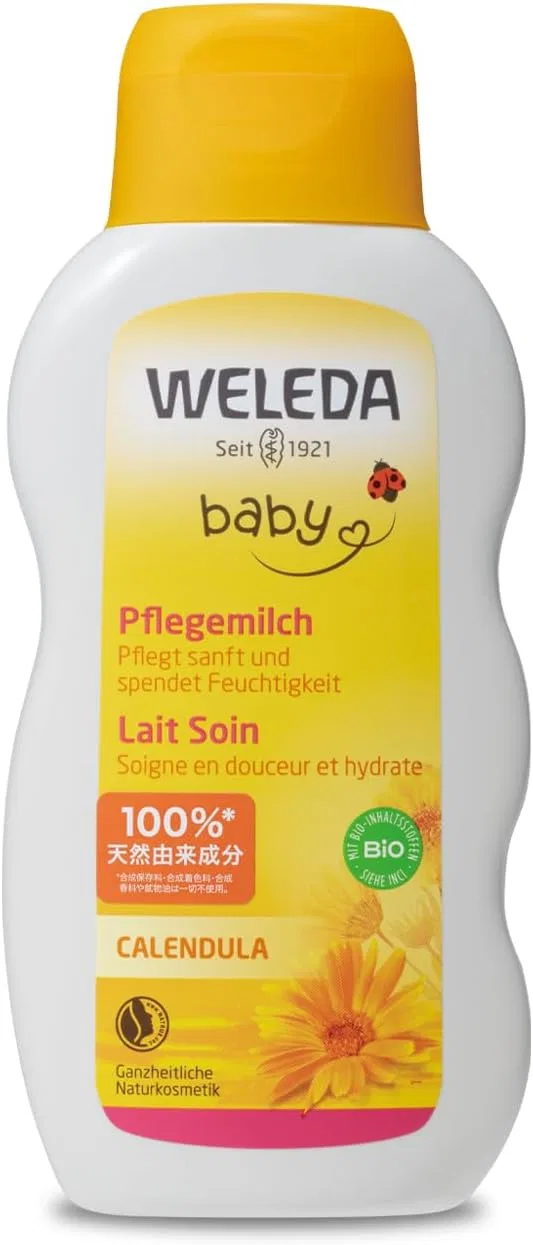 Молочко для тела Weleda Calendula Baby, увлажняющее, 200 мл