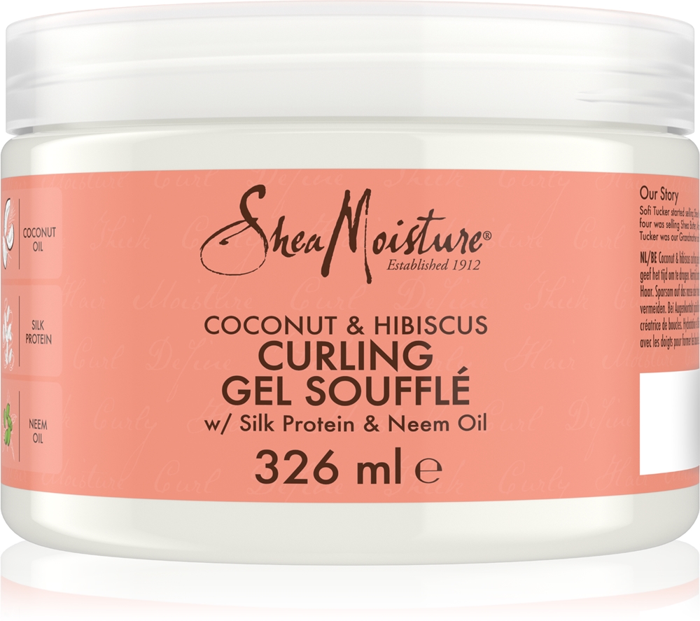 

Мусс с кокосом и гибискусом для волнистых и вьющихся волос Shea Moisture, 340 гр