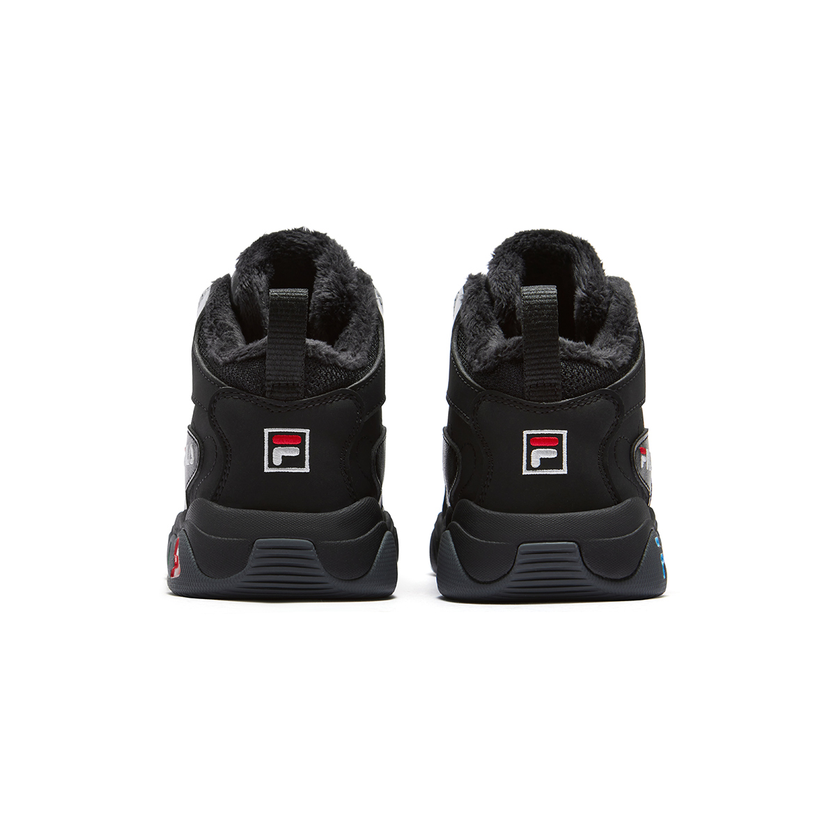 FILA KIDS Сезонные утепленные ботинки FSW с эффектом увеличения роста черный/космическое серебро детские — фото 4