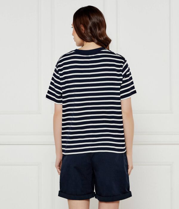 Футболка современная Коди Loose fit Tommy Hilfiger, синий — фото 3