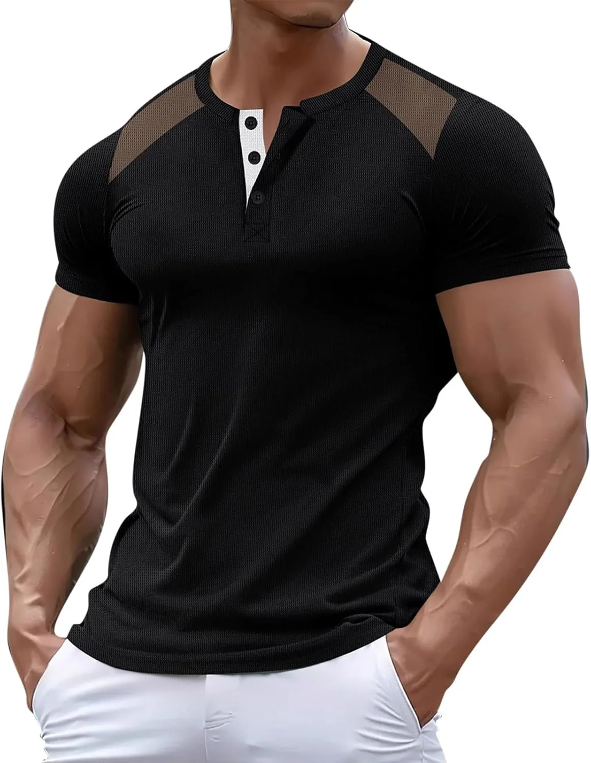 

Футболка с коротким рукавом для мужчин Color Block