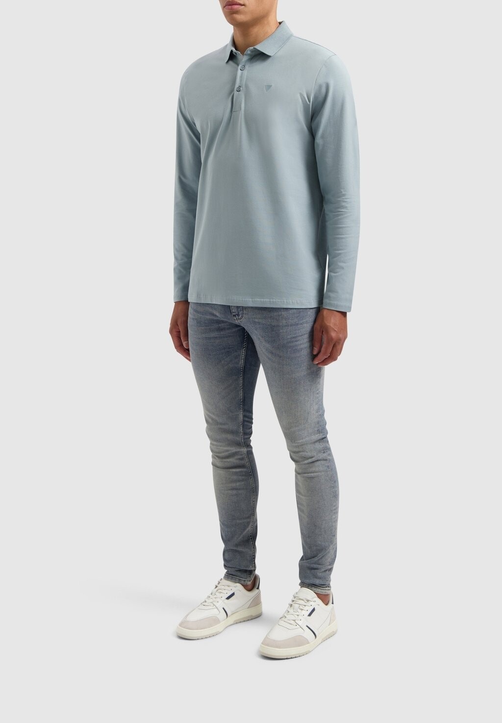 

Топ с длинными рукавами REGULAR FIT Pure Path, сине-серый
