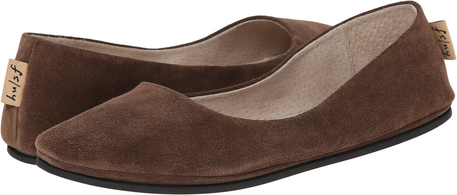 Балетки Sloop Flat French Sole, цвет Chocolate Suede