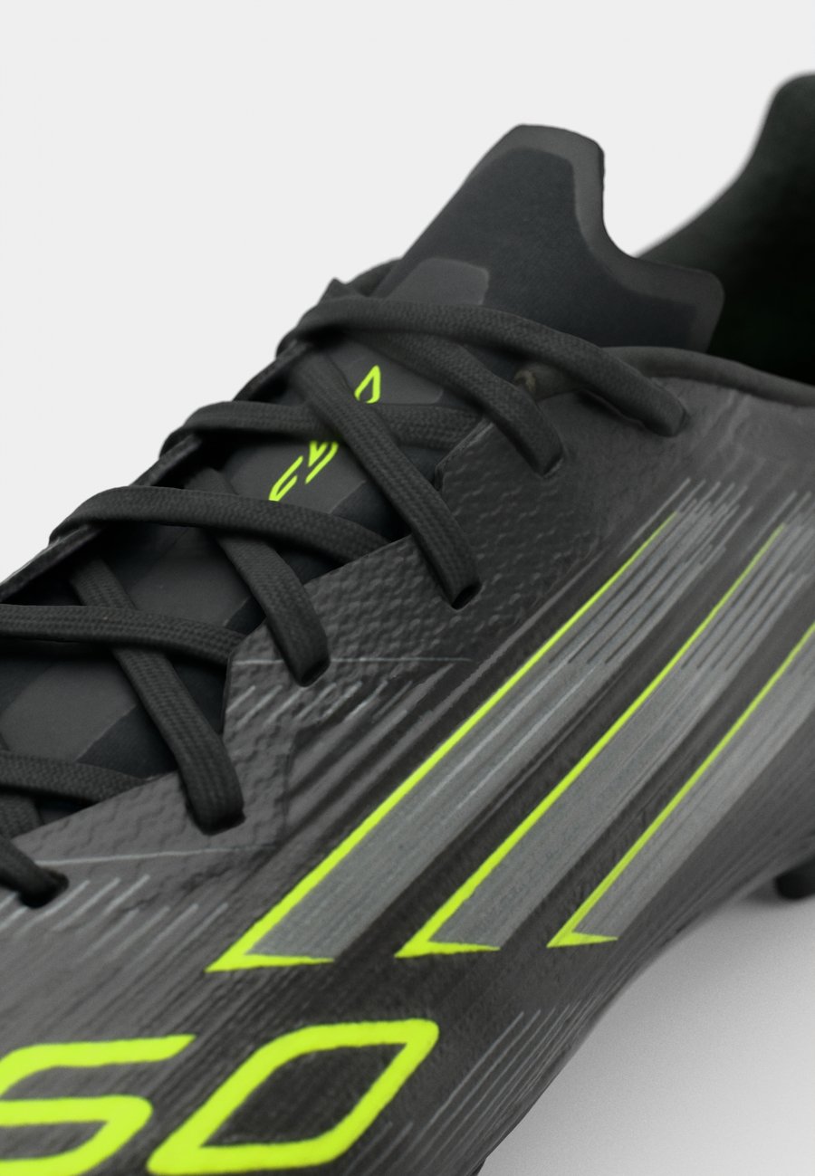 Кроссовки Adidas Performance F50 LEAGUE FIRM GROUND FOOTBALL BOOTS, Core Black/Iron Metallic/Lucid Lemon/Black — фото 3