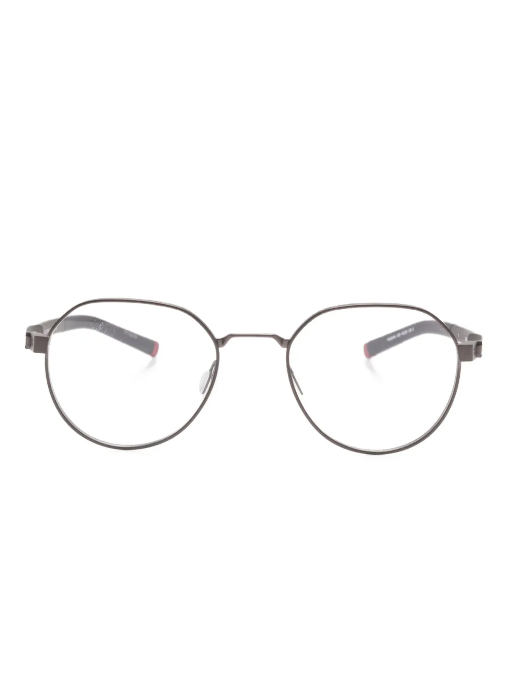 

Очки в круглой оправе Tag Heuer Eyewear, серый