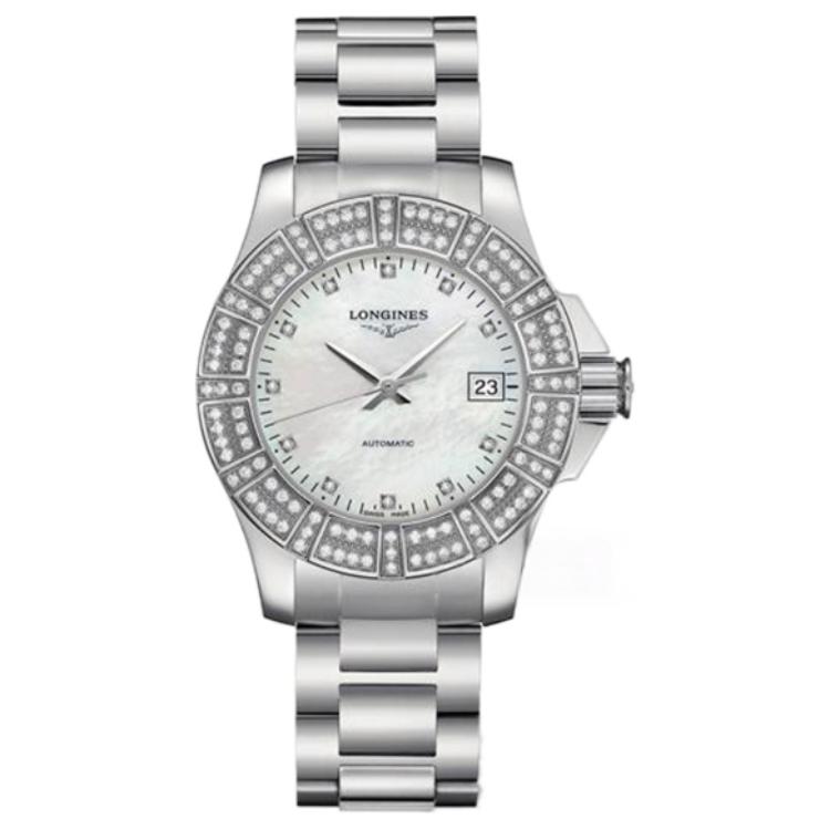 

LONGINES Часы Women's Watchmaking Tradition Collection Watch, Mother-of-Pearl Color Watch Dial