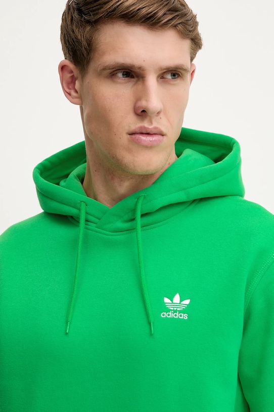 Толстовка Essential Adidas Originals, зеленый — фото 4