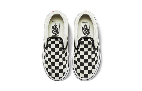 Кроссовки slip-on 'checkerboard' Vans, белый — фото 3