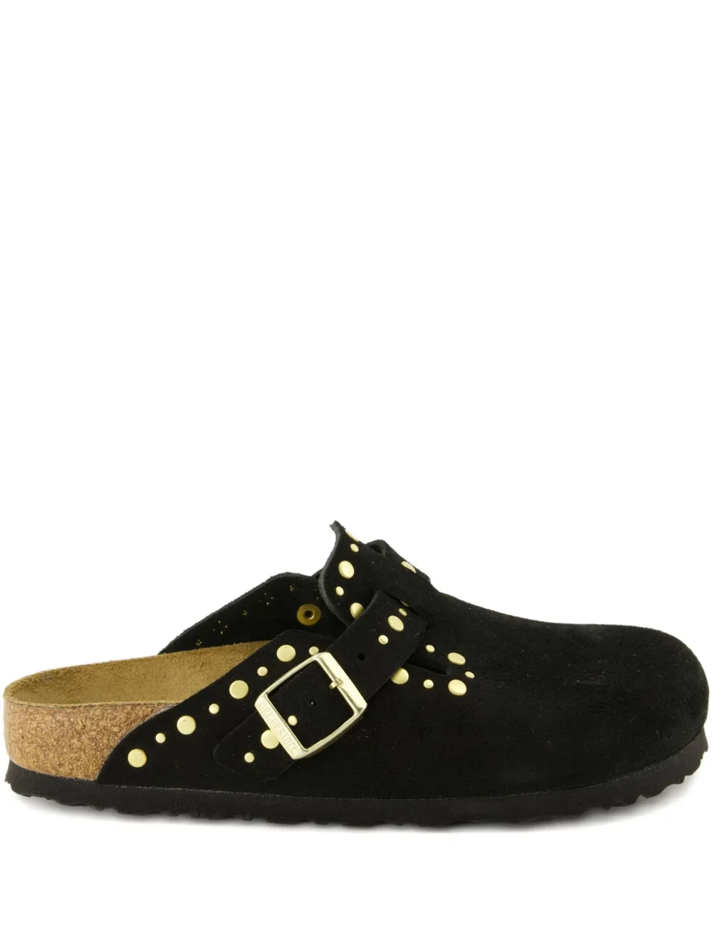 Замшевые мюли Boston Rivets BIRKENSTOCK, черный