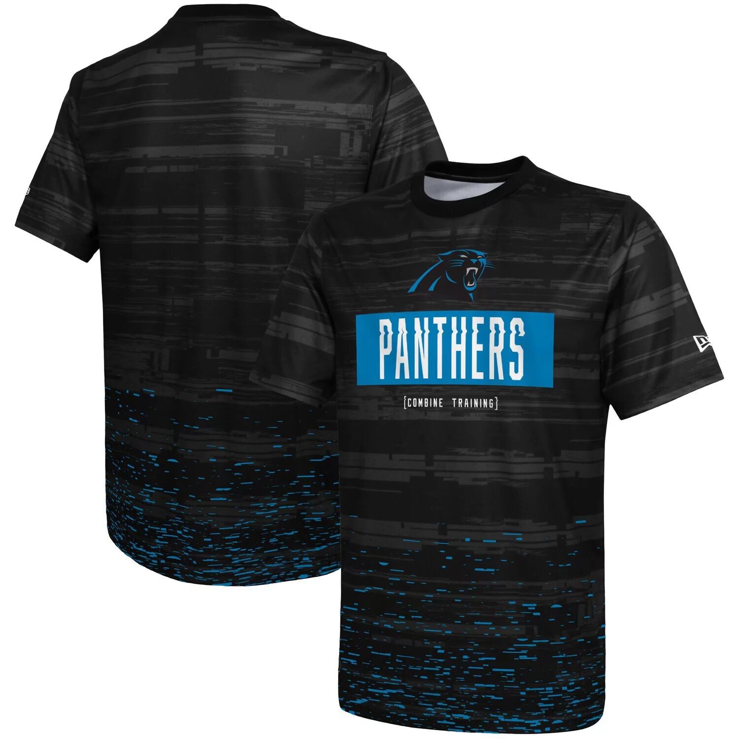 

Мужская черная футболка Carolina Panthers Joint Authentic Sweep New Era, Черный, Мужская черная футболка Carolina Panthers Joint Authentic Sweep New Era