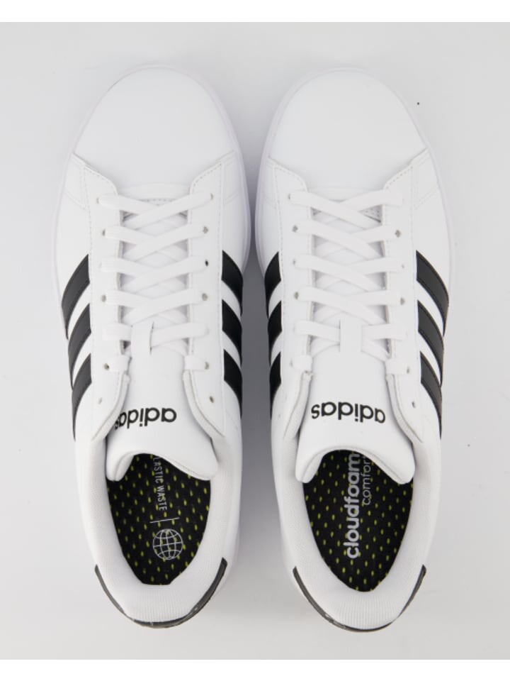 Кроссовки на шнуровке adidas, белый — фото 4