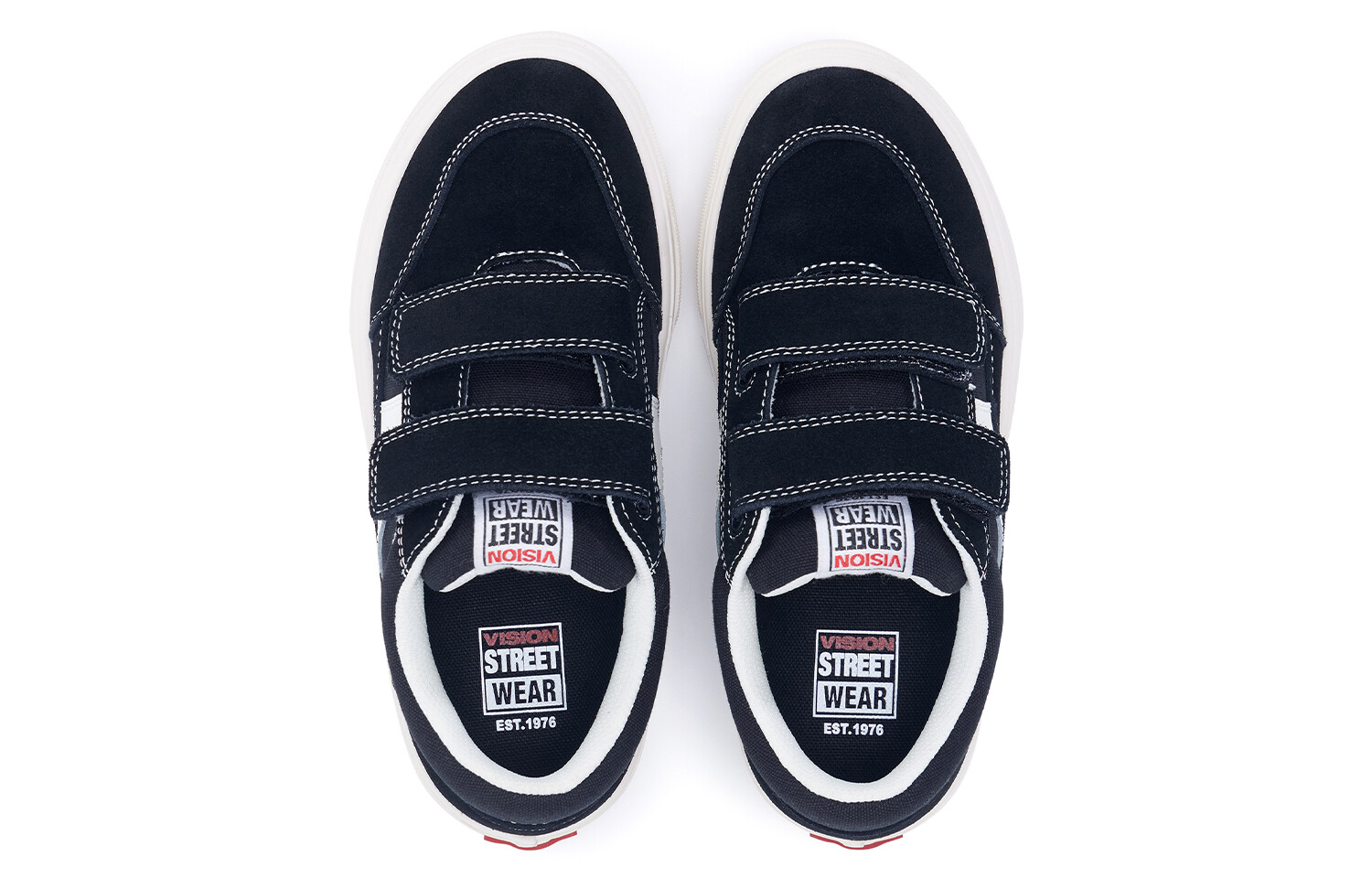 Детские парусиновые туфли Stick Light Kids Low-top Classic Black Vision Street Wear, черный — фото 4